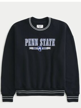 College Corner Hollister Boxy Penn State University Graphic Crew Sweatshirt